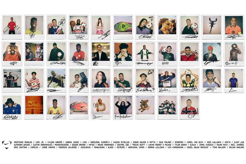 Nike Unites Global Icons for a Star-Studded Polaroid Campaign, Teasing World Cup Collaborations