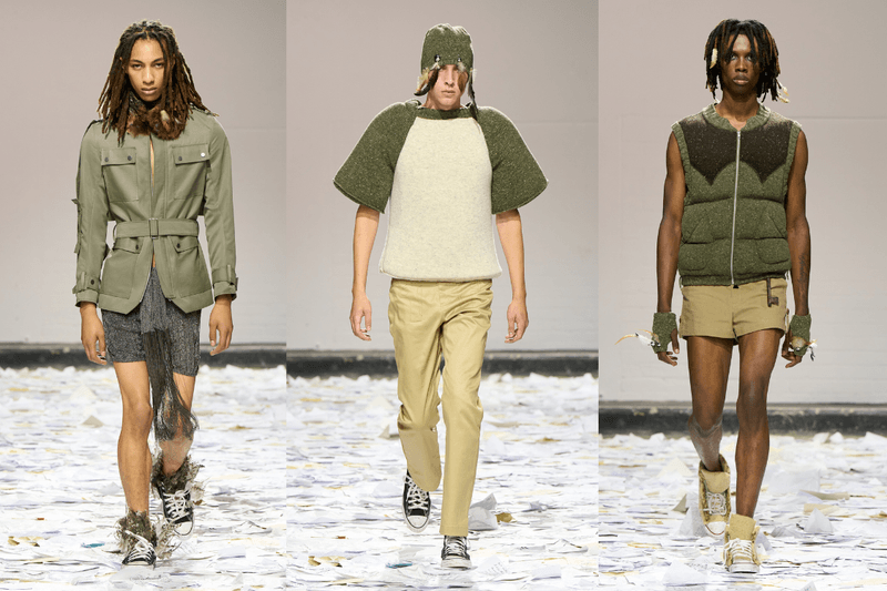 Oscar Ouyang Melds Folklore, Experimental Knits, and Streetwear for His SS26 LFW Debut