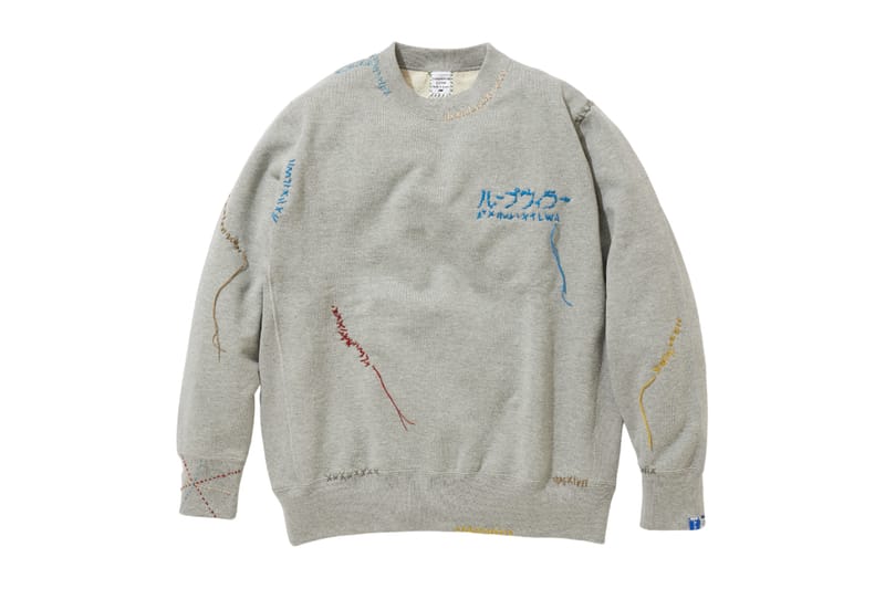 LOOPWHEELER, KUON and SASHIKO GALS Redefine Heritage With Stitched Sweatshirts