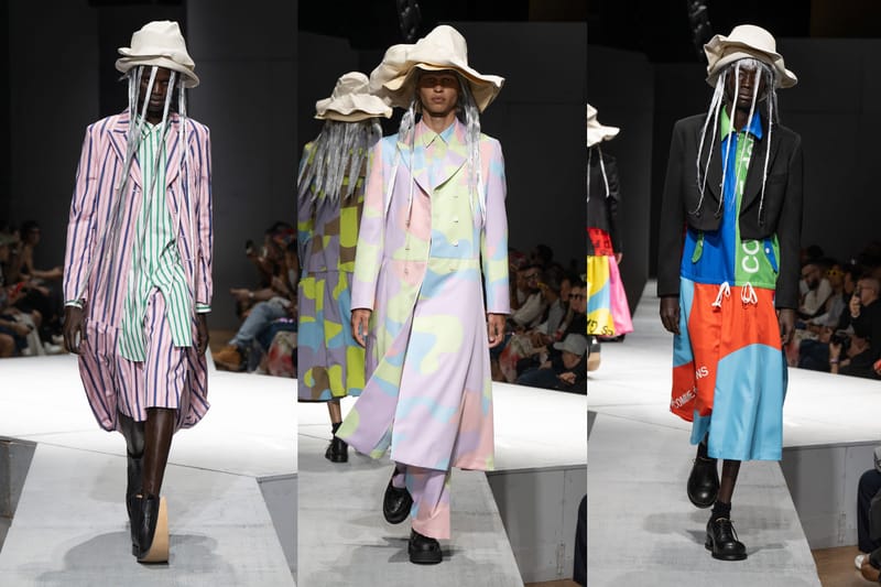 COMME des GARÇONS HOMME PLUS SS27 Debuts Dual-Act Show "If The War Were To End.."
