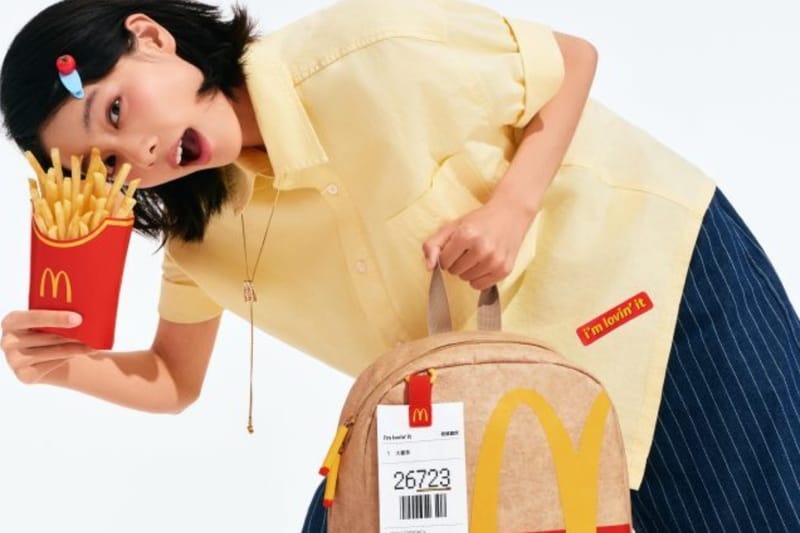 McDonald's China Rebuilds Its Takeaway Bag Into the Fry-Toting "Big Fries Backpack"